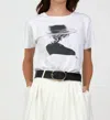 Cpress Studio Forward Short Sleeve Tee In White