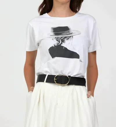 Cpress Studio Forward Short Sleeve Tee In White