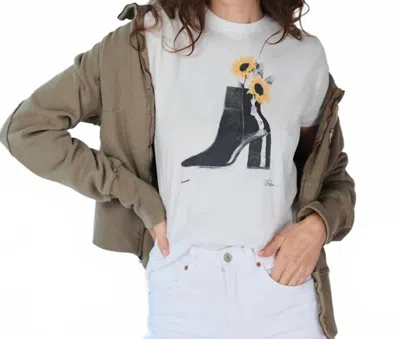 Cpress Studio Growing Mushie Tee In Worn White In Multi