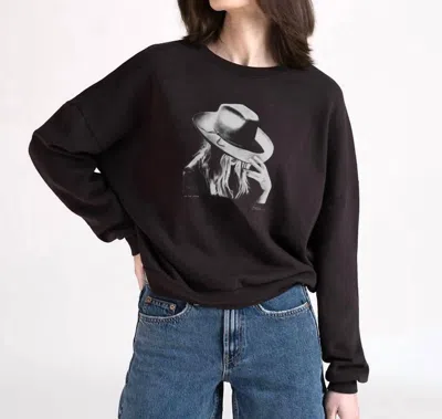 Cpress Studio On The Verge Cozy Sweatshirt In Worn Black In Multi