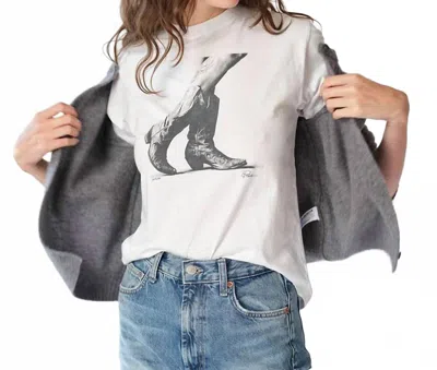 Cpress Studio Outlaw Mushie Tee In Worn White