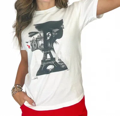 Cpress Studio Paris Mushie Tee In Worn White Highlight