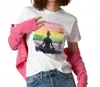 Cpress Studio Peace Of Mind Mushie Tee In Worn White In Multi