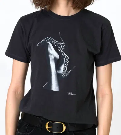 Cpress Studio Rest & Play Mushie Tee In Worn Black In Multi
