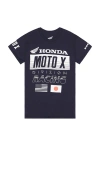 Cptn Apparel Motor X Tee In Navy