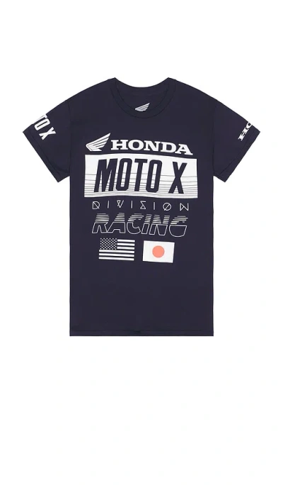 Cptn Apparel Motor X Tee In Navy