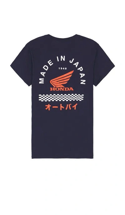 Cptn Apparel X Honda Last Lap Tee In Blue