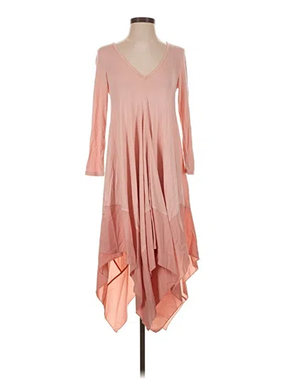 Pre-owned Cq By Cq Casual Dress In Pink