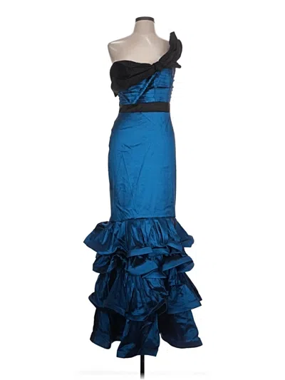 Pre-owned Cq By Cq Cocktail Dress In Blue