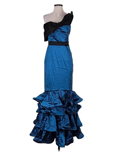 Pre-owned Cq By Cq Cocktail Dress In Blue