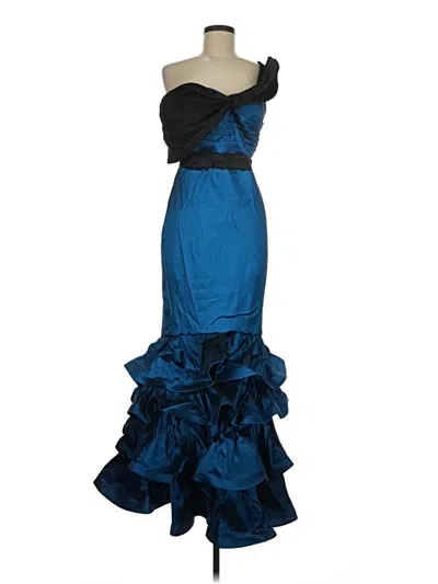 Pre-owned Cq By Cq Cocktail Dress In Blue
