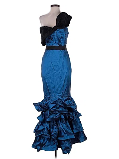 Pre-owned Cq By Cq Cocktail Dress In Blue