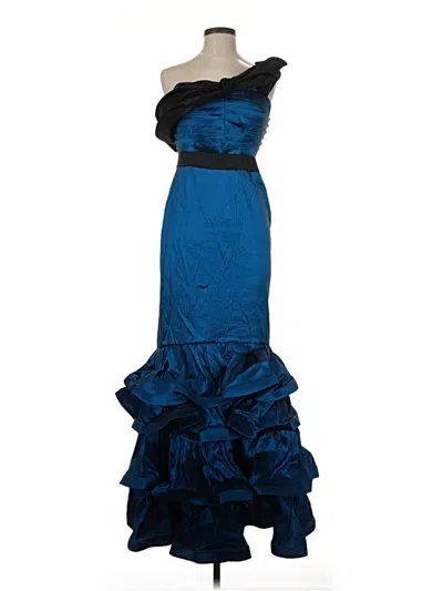 Pre-owned Cq By Cq Cocktail Dress In Blue