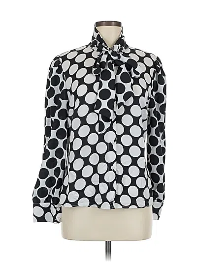 Pre-owned Cq By Cq Long Sleeve Blouse In Black
