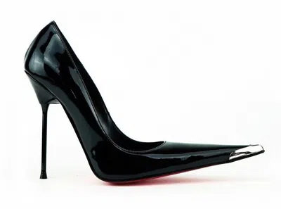 Pre-owned Cq Couture Custom Italy Stiletto Extreme Pointy Pumps Schuhe Leather Black 34-41