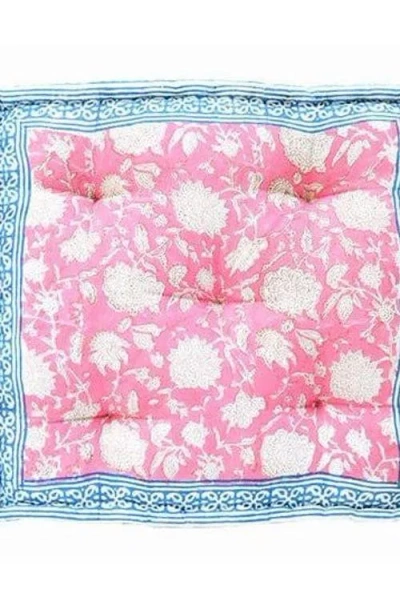 Cqc La Mana Floor Cushion In Pink