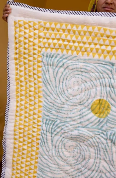 Cqc La Starry Night Baby Quilt In Multi