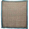 Cqc La Topanga Quilt Bedding Set With 2 Shams In Turquise, Black, Pink