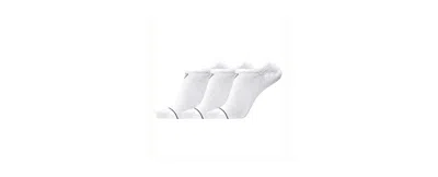 Cr7 Men's 3-pack Ankle Socks In White
