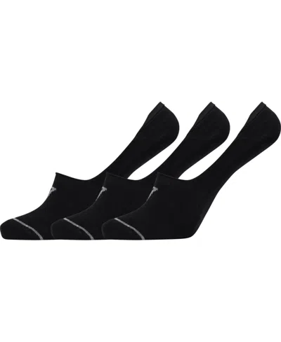 Cr7 Men's Athletic No-show Socks, Pack Of 3 In Black