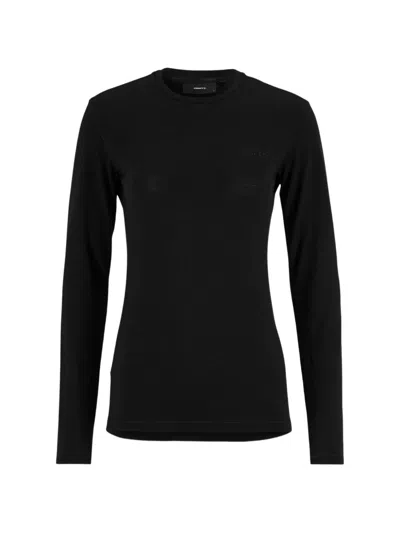 Craft Long-sleeve Crew-neck Baselayer Top In Black