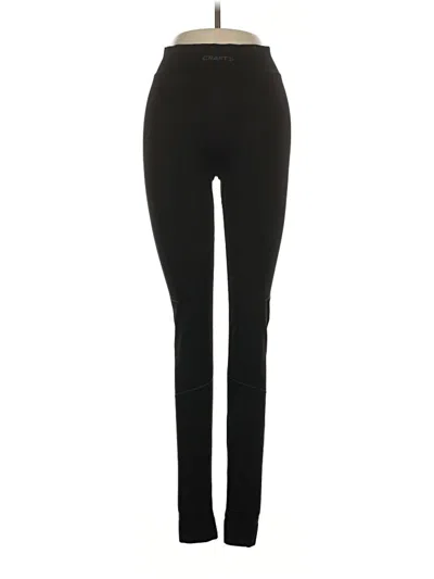 Pre-owned Craft Active Pants In Black