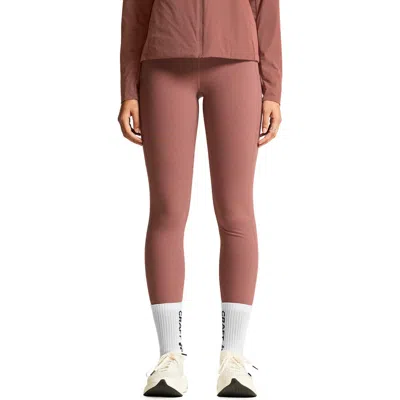 Craft Adv Essence Warm Tights In Brown