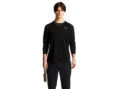 Craft Collective Bi-blend Longsleeve T-shirts In Black