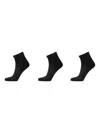 Craft Elasticated-cuffs Socks (pack Of Three) In Black