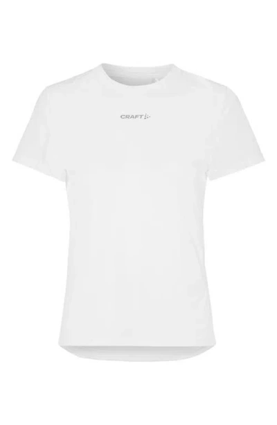 Craft Essence Perforated Jersey T-shirt In White