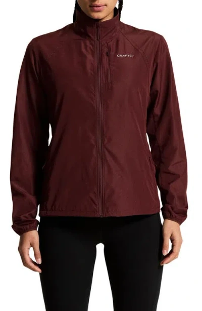Craft Essence Water Repellent Wind Jacket In Brown