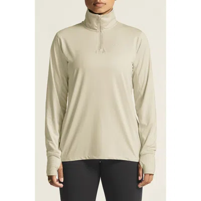 Craft Flow Quarter Zip Pullover In Neutral