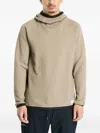 Craft Grid Long-sleeve Hoodie In Neutral