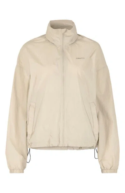 Craft Hypervent Oversize Packable Wind Jacket In Neutral