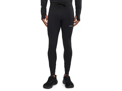 Craft Hypervent Running Tights Men's Workout Black: Md 32, Elastane/polyamide