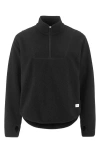 Craft Join High Pile Fleece Half Zip Pullover In Black