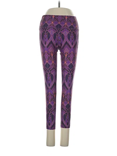 Pre-owned Craft Leggings In Purple