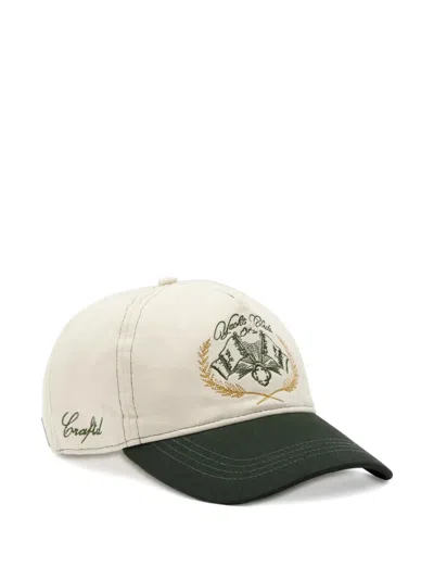 Craft Logo-embroidered Baseball Cap In Burgundy