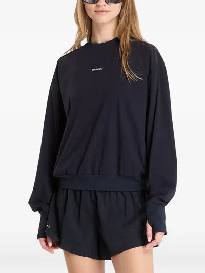 Craft Long-sleeve Sweatshirt In Black