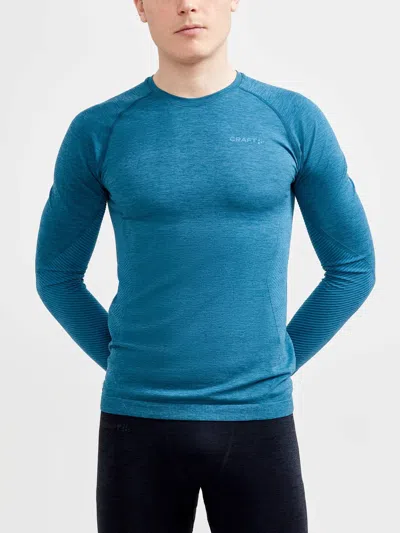 Craft Men's Core Dry Active Comfort Long Sleeve In Universe In Blue