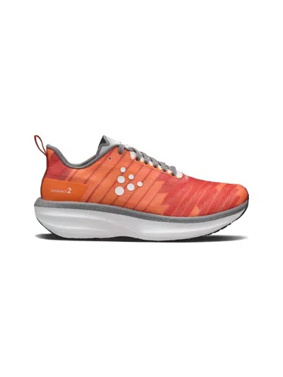 Craft Men's Endurance 2 Running Shoes In Core Red/multi In Orange