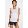 Craft Mesh Running Tank In White