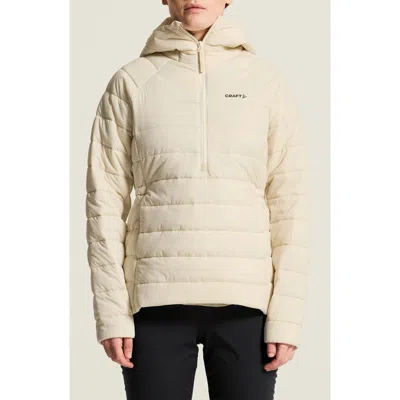 Craft Nordic Thermal Hooded Anorak In Neutral