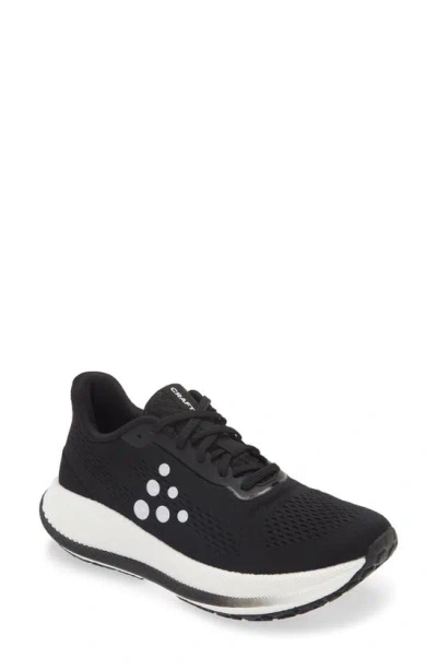 Craft Pacer Running Shoe In Black/ White