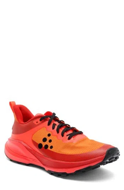 Craft Pure Trail X Running Shoe In Red