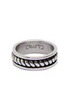 Craft Rope-effect Ring In Silver