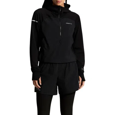Craft Subz Jersey Half Zip Hoodie In Black
