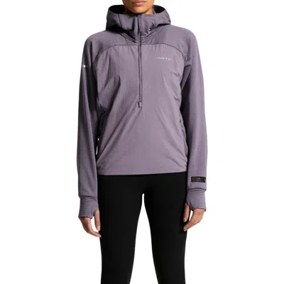 Craft Subz Jersey Half Zip Hoodie In Purple