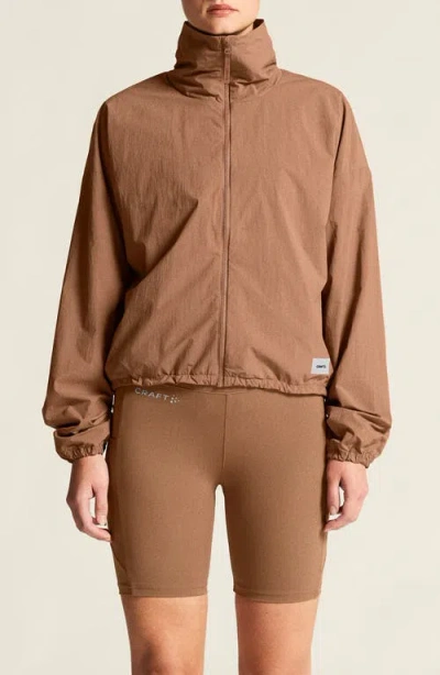 Craft Subz Waterproof Jacket In Brown