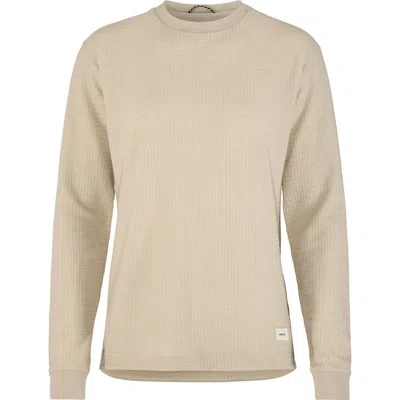 Craft Waffle Knit Long Sleeve T-shirt In Gray